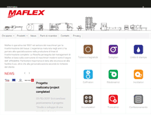 Tablet Screenshot of maflex.it